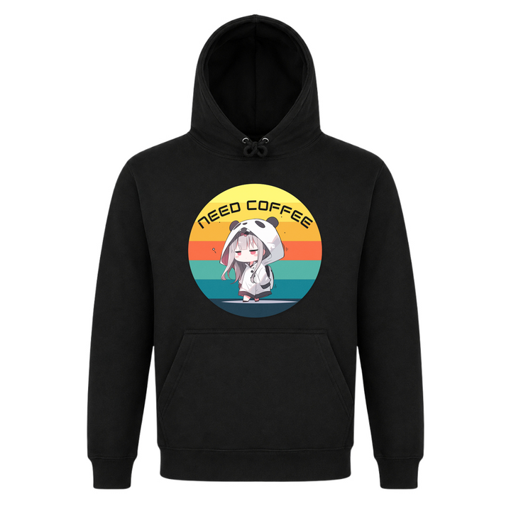 Need Coffee - Basic Hoodie - Black