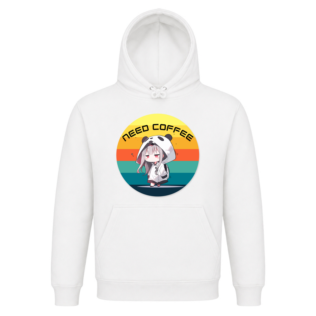 Need Coffee - Basic Hoodie - White