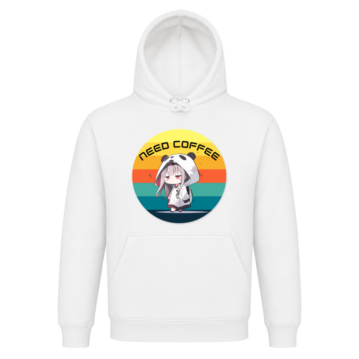 Need Coffee - Basic Hoodie - White