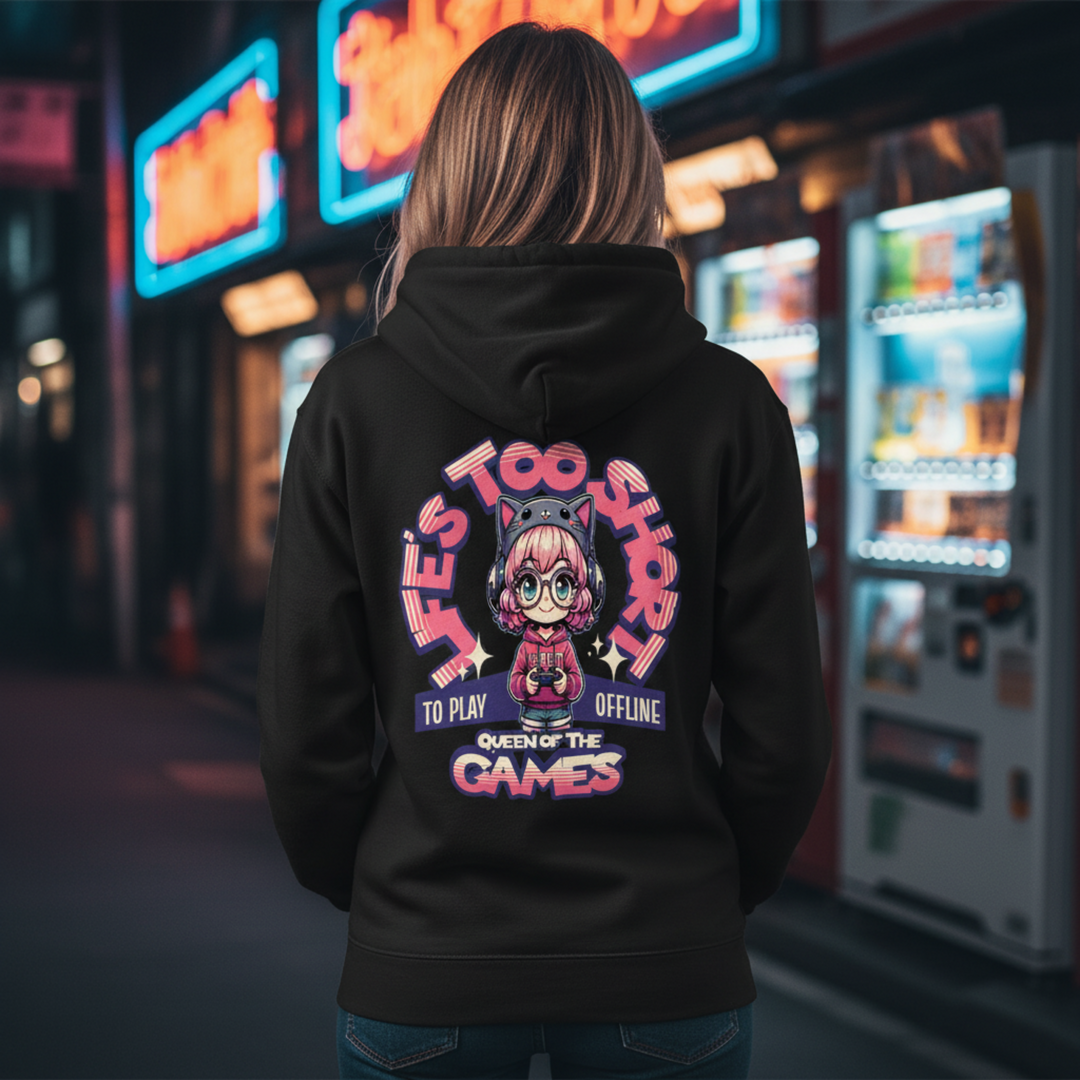 Lief's too short to play offline - Hoodie