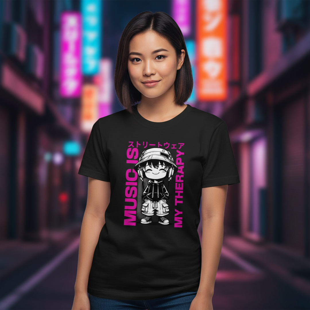 Music is my Therapy - T-Shirt