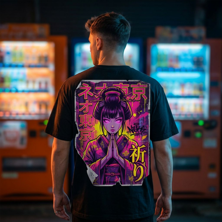 Neon Geisha - T-Shirt