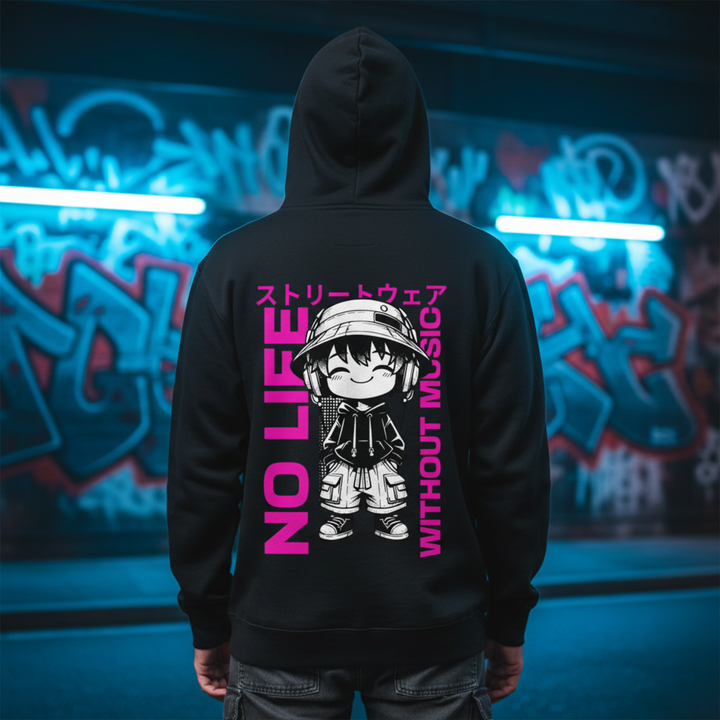 No life without Music - Zip Hoodie