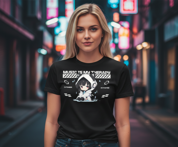 Music is my Therapy - T-Shirt