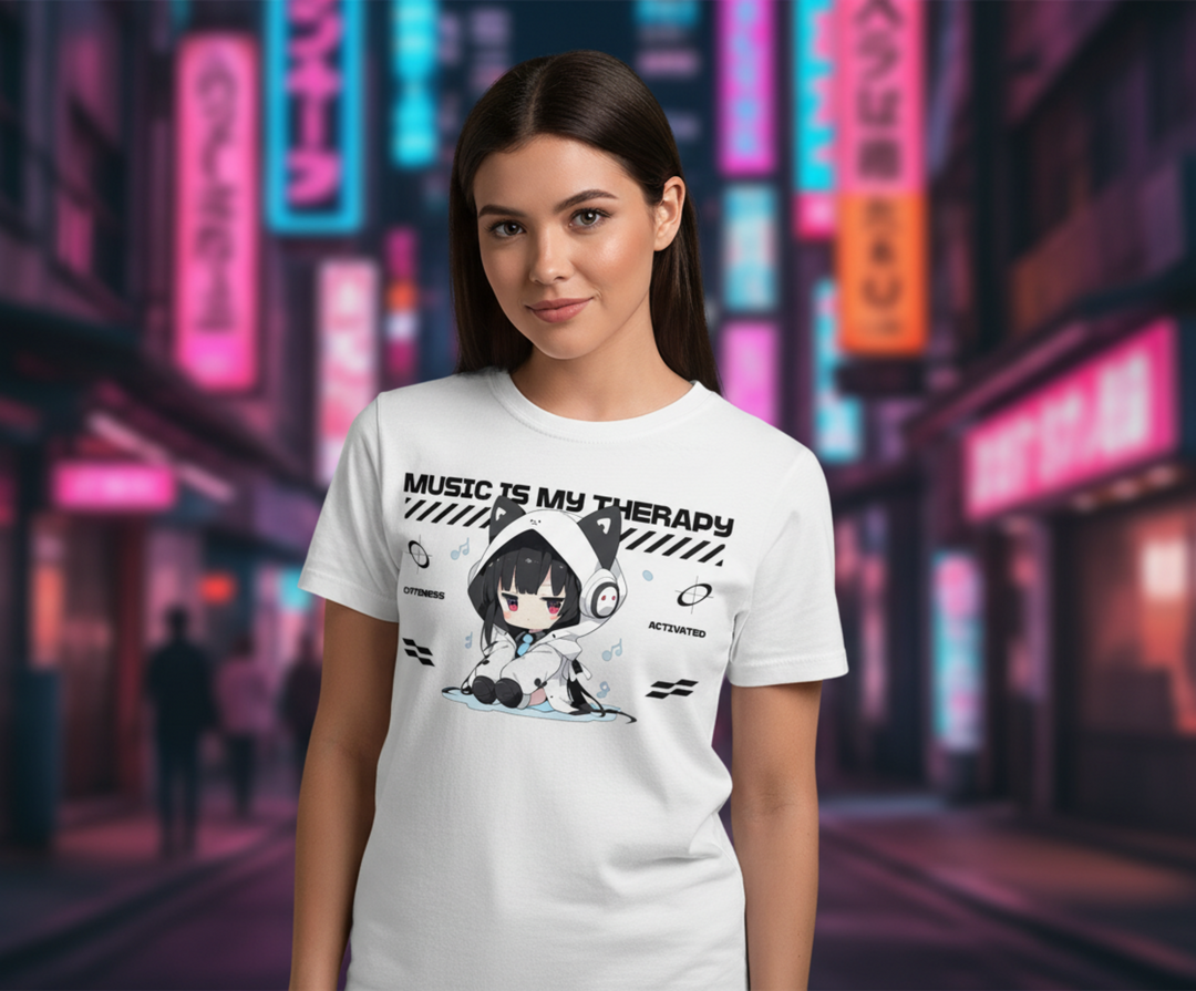 Music is my Therapy - T-Shirt