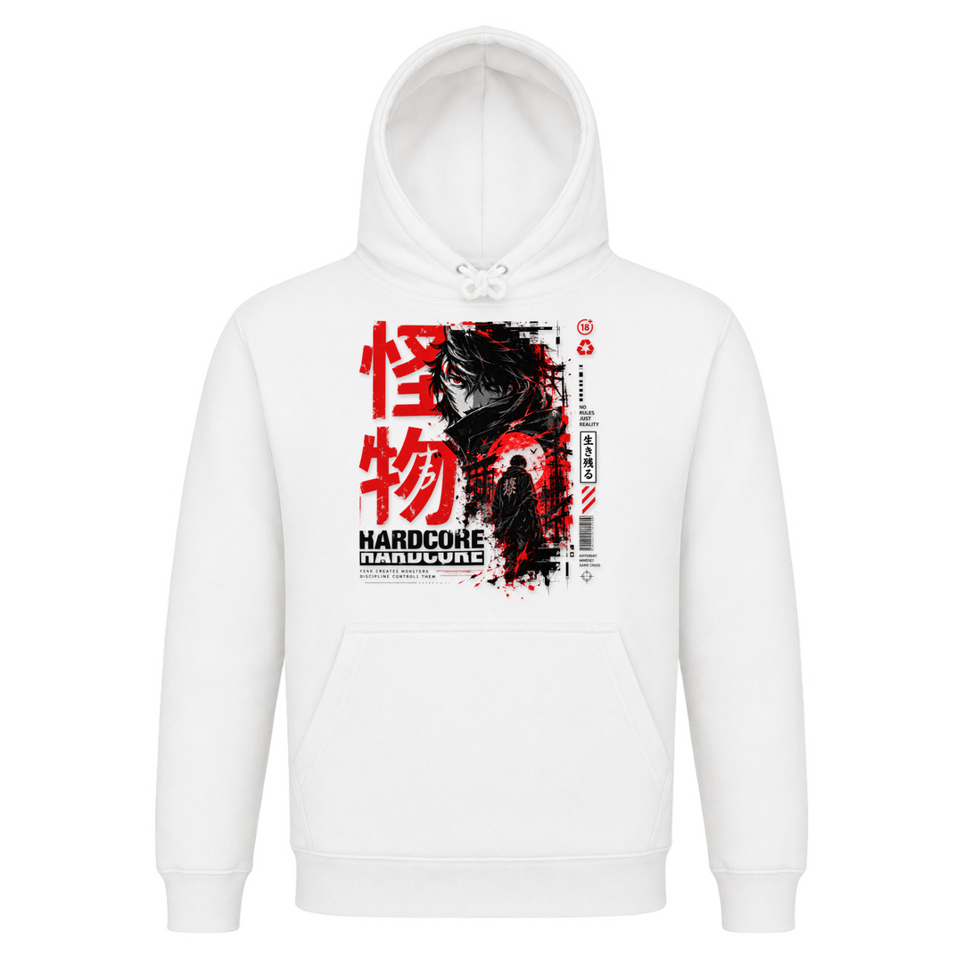 Broken Reality - Basic Hoodie - White