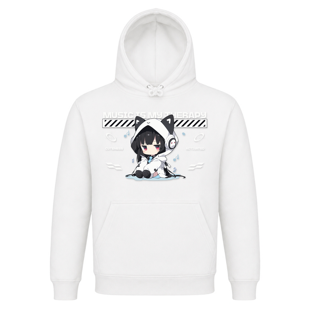 Music is my Therapy - Basic Hoodie - French Navy