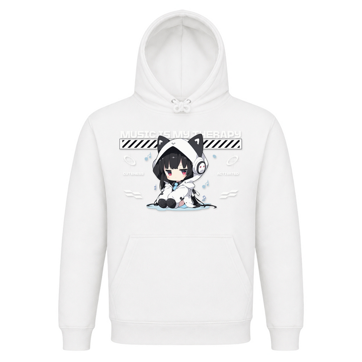 Music is my Therapy - Basic Hoodie - French Navy