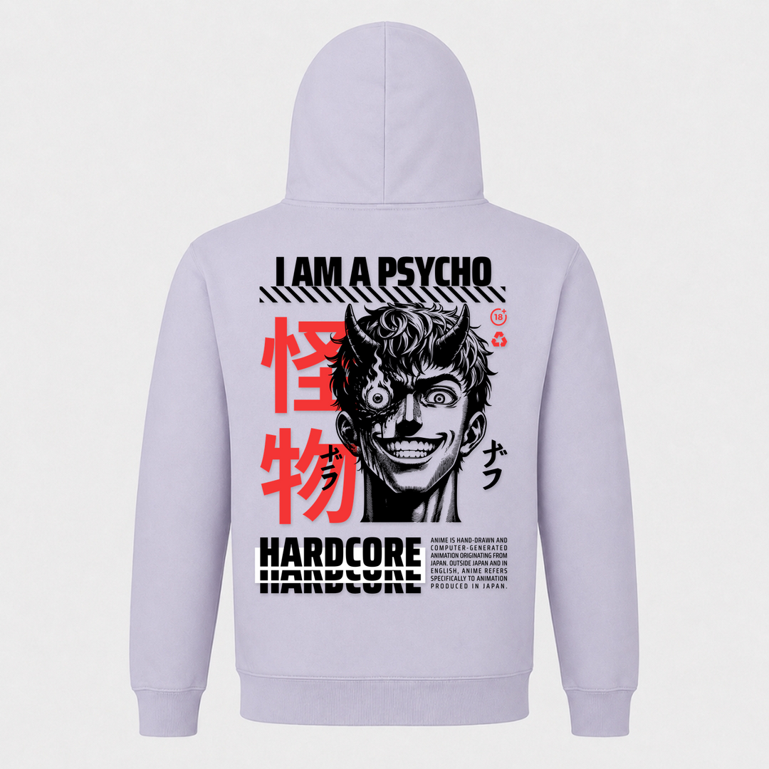 Anime Gothic - Basic Hoodie - Lilac - Rueckseite