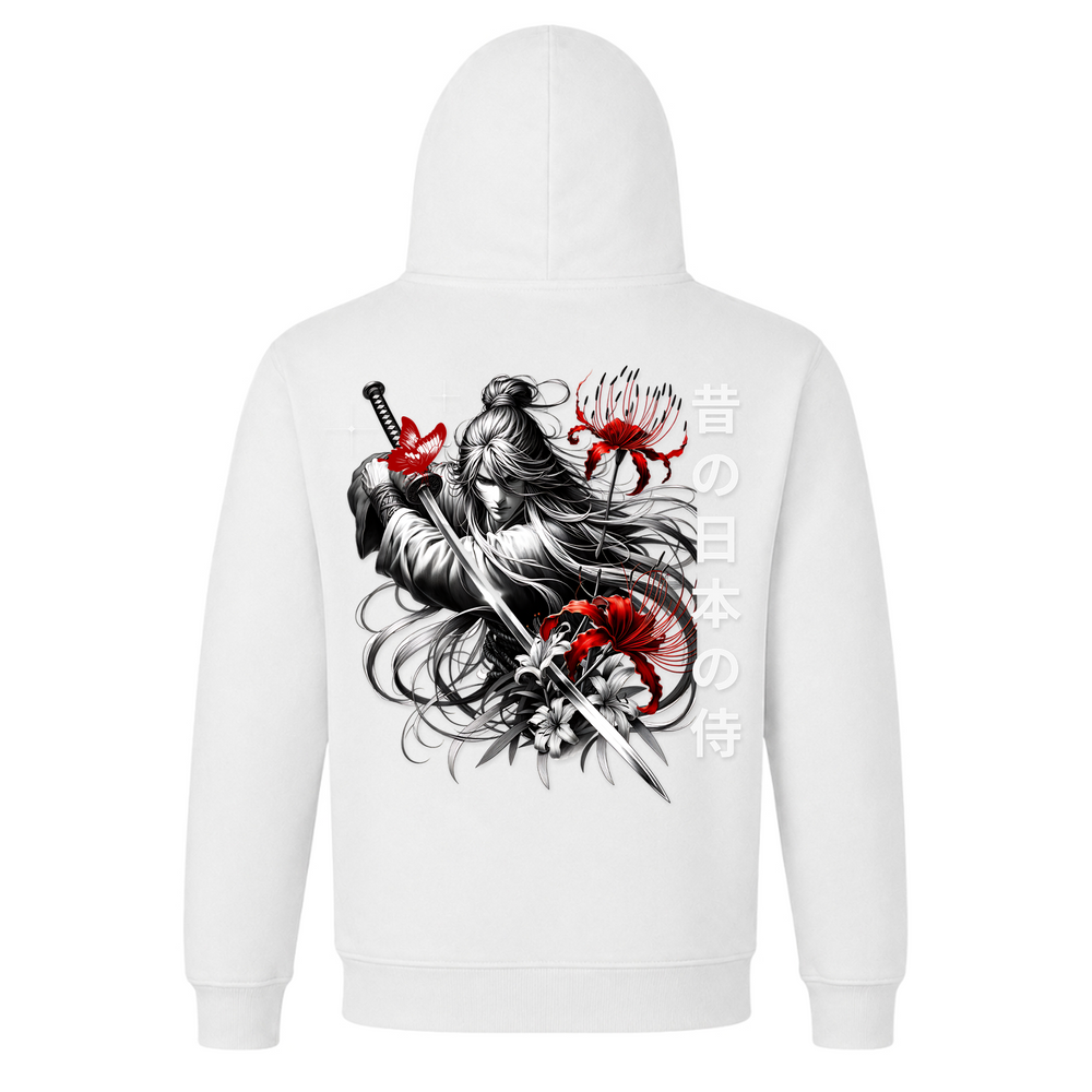 Long Haired Samurai - Hoodie - French Navy