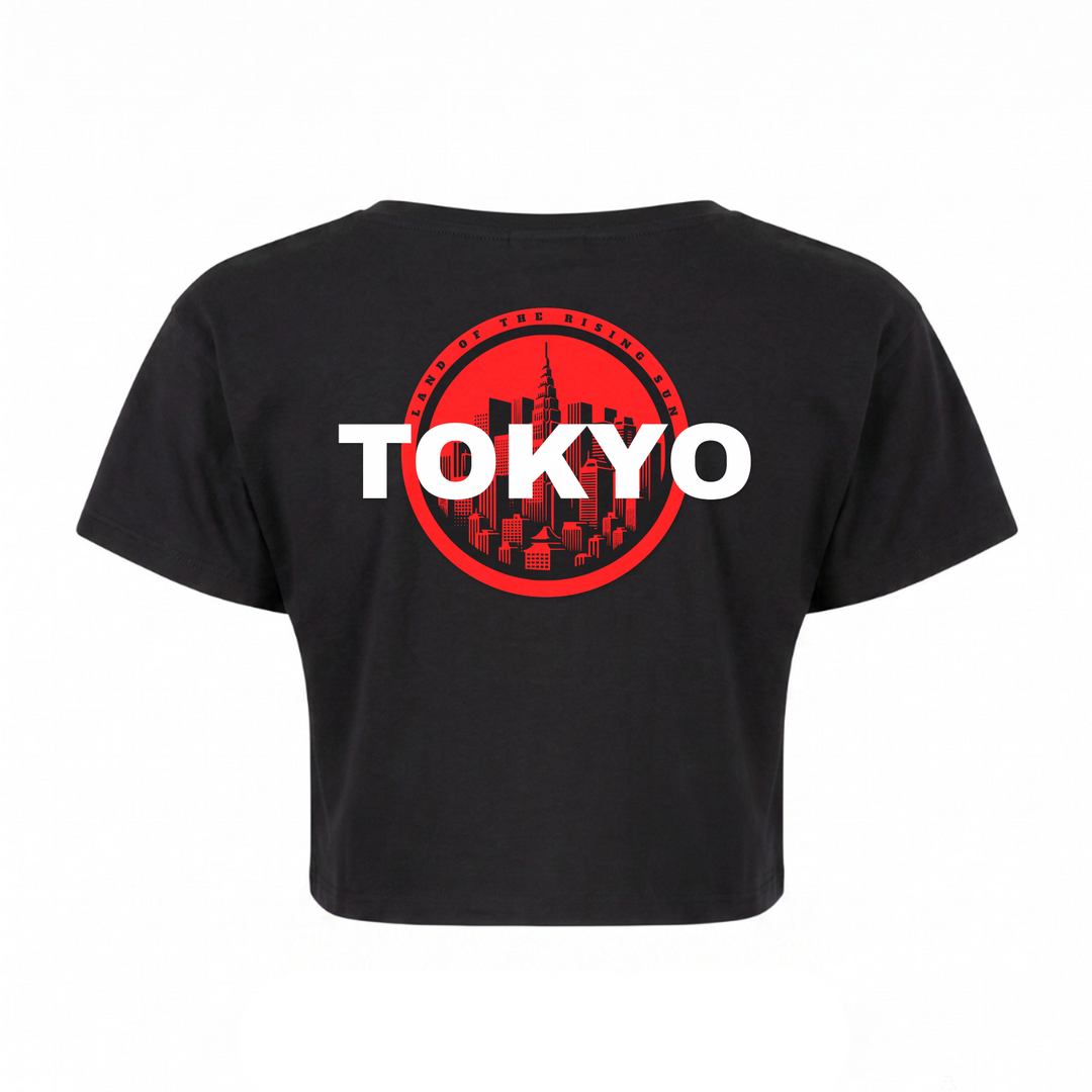 Tokyo - Crop Top - schwarz