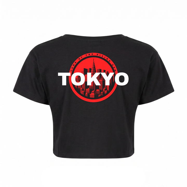 Tokyo - Crop Top - schwarz