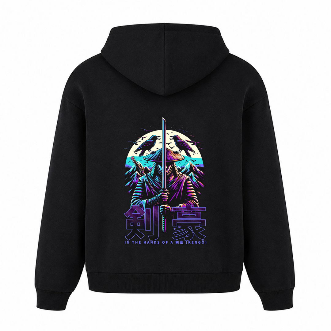 In the Hands of a Kengo - Oversized Hoodie - Schwarz