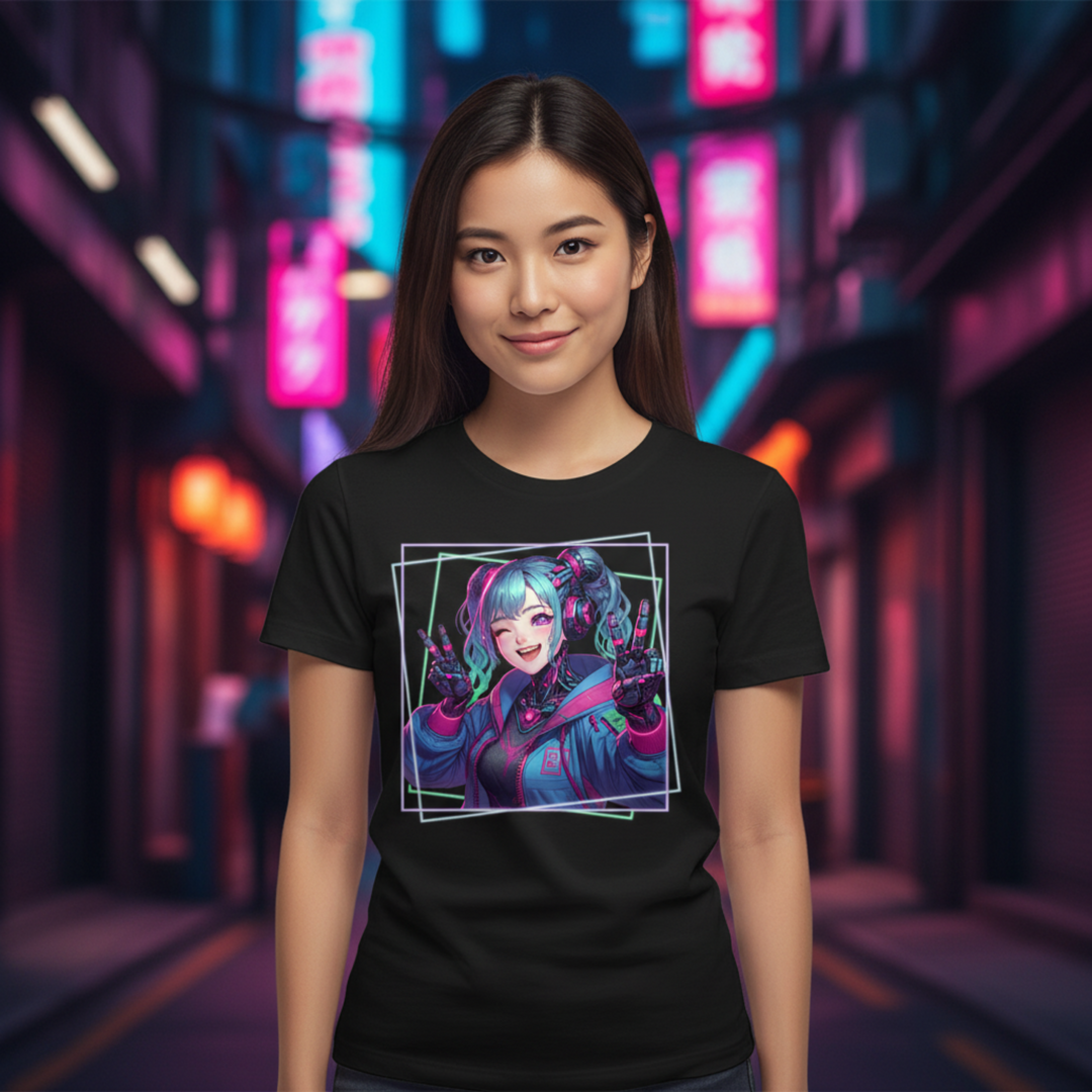 Cyber Girl - T-Shirt