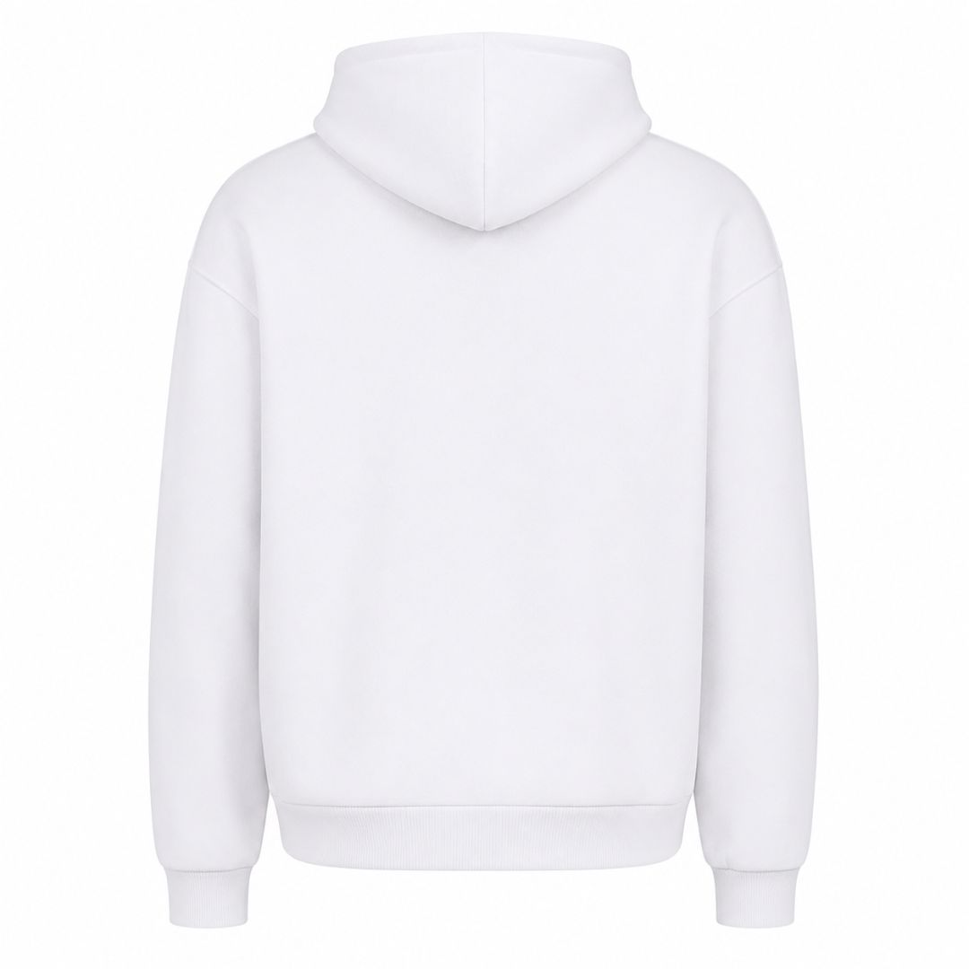 Gamer Girl - Oversized Hoodie - Weiß - Rueckseite