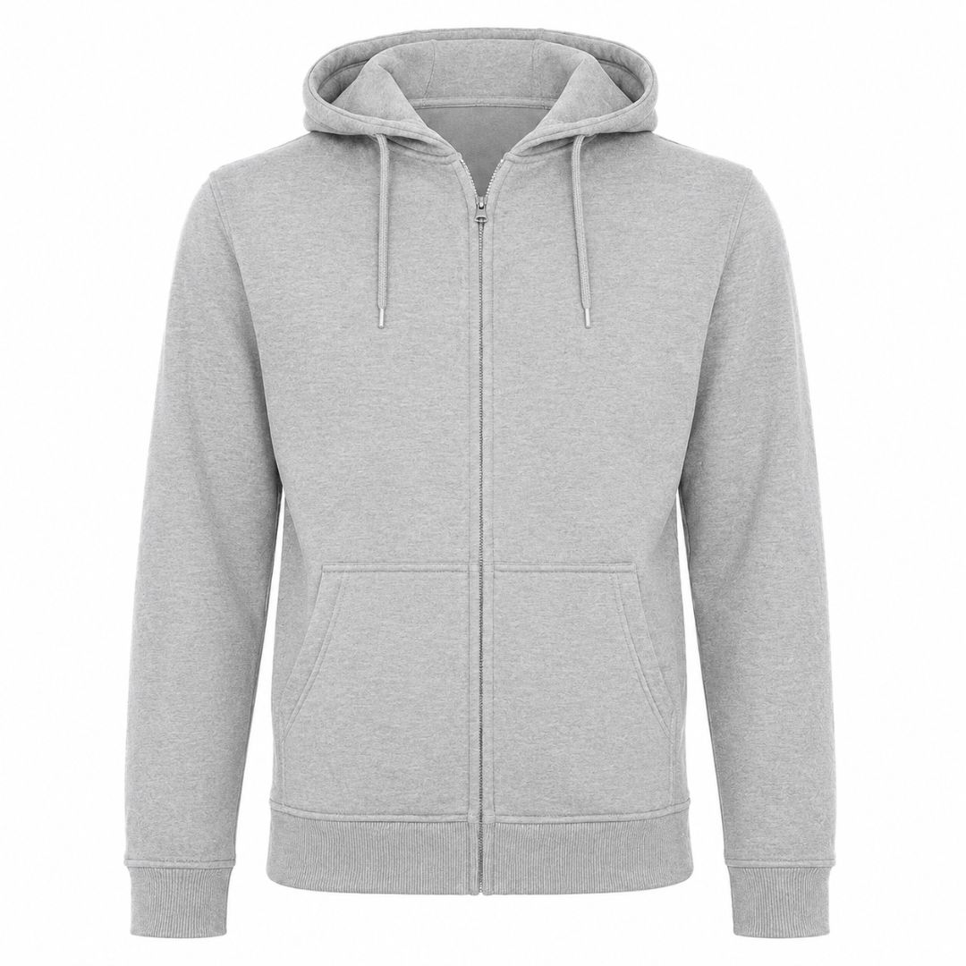 Silence kills the Vibe - Zip Hoody - heather grey