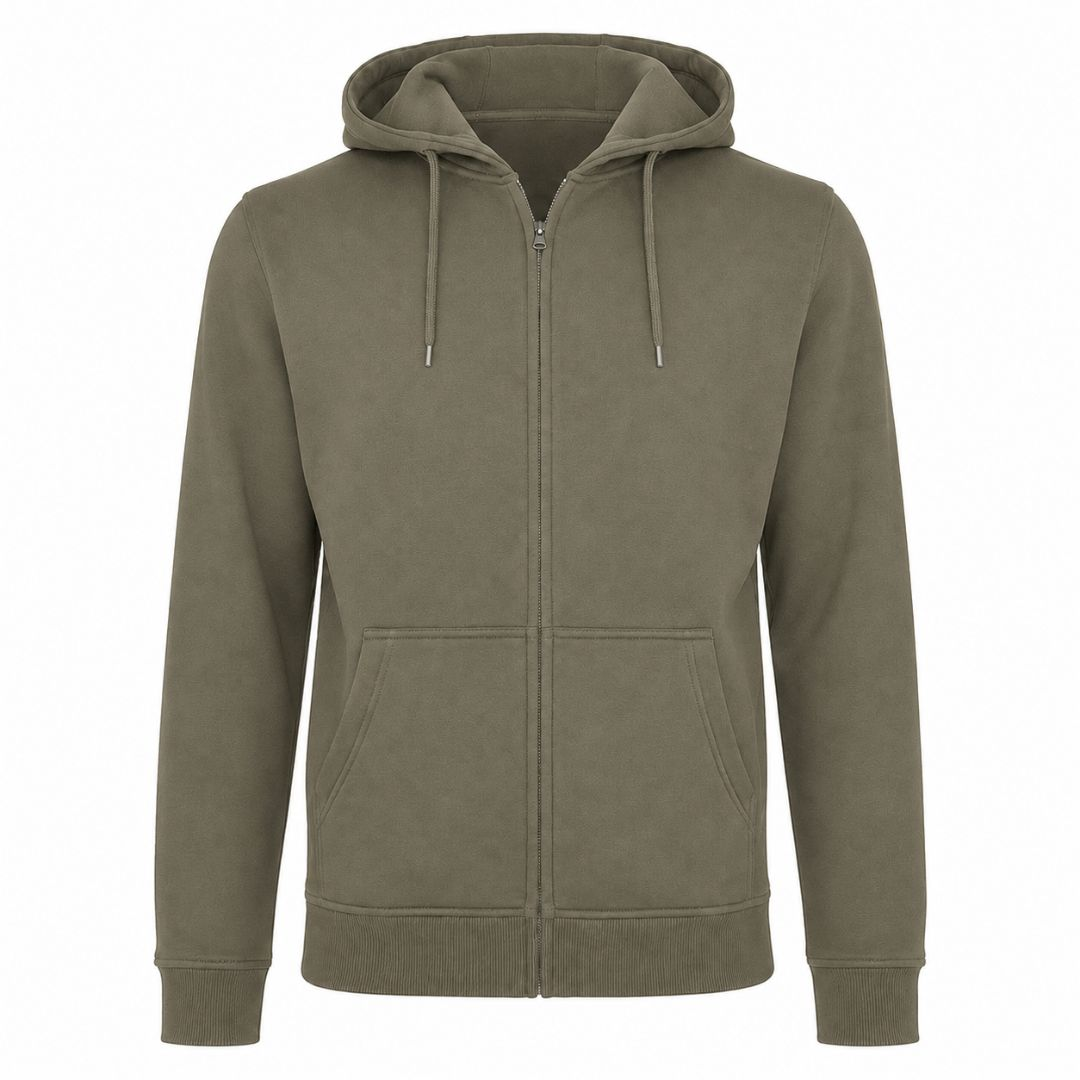 Silence kills the Vibe - Zip Hoody - Olive