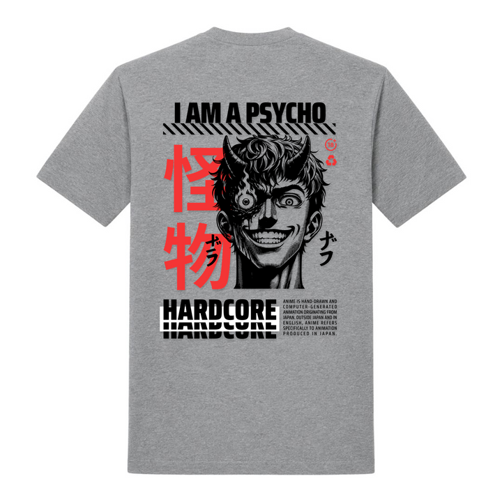 Anime Gothic - T-Shirt - grey melange - Rueckseite