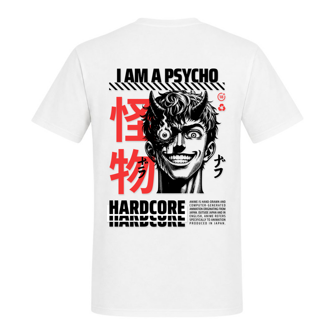 Anime Gothic - T-Shirt - weiß - Rueckseite