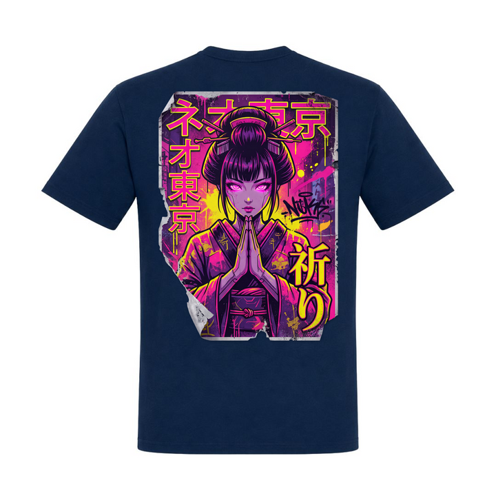 Neon Geisha - T-Shirt - french navy