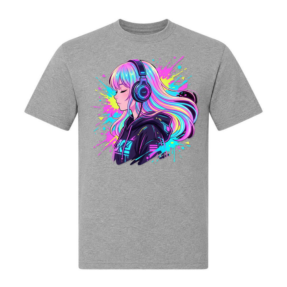 Lost in Music - T-Shirt - grey melange