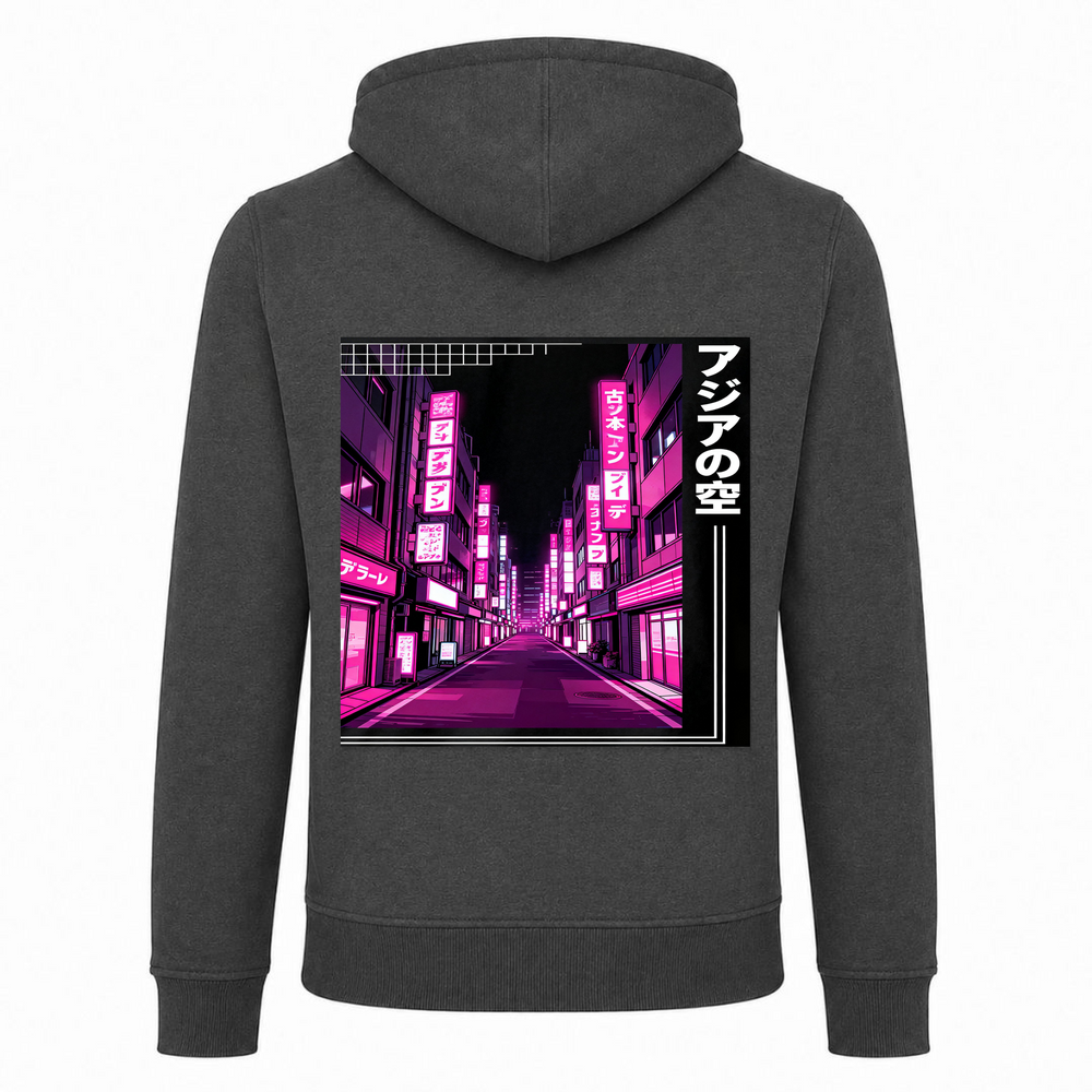 Akai yoru - Zip Hoody - charcoal