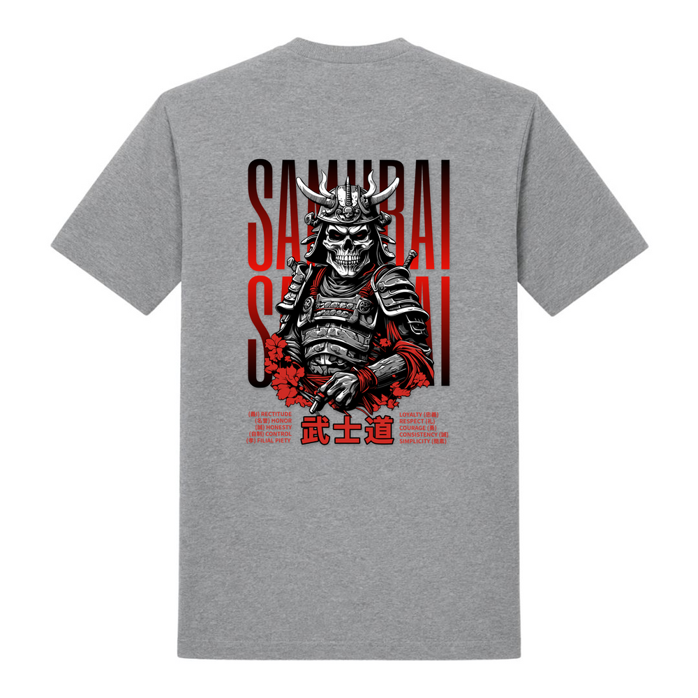 Untoter Samurai - T-Shirt - grey melange