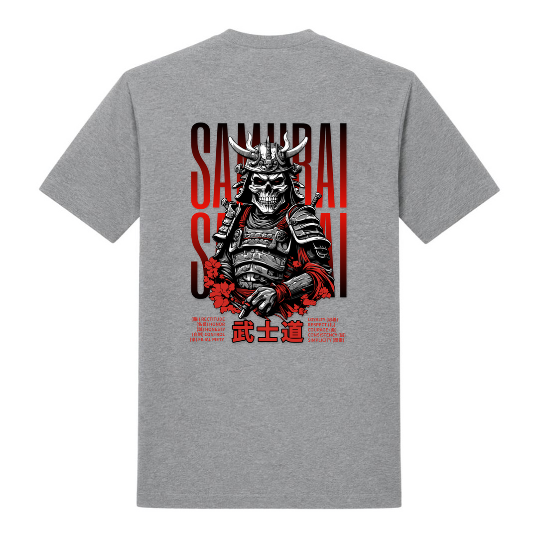 Untoter Samurai - T-Shirt - grey melange