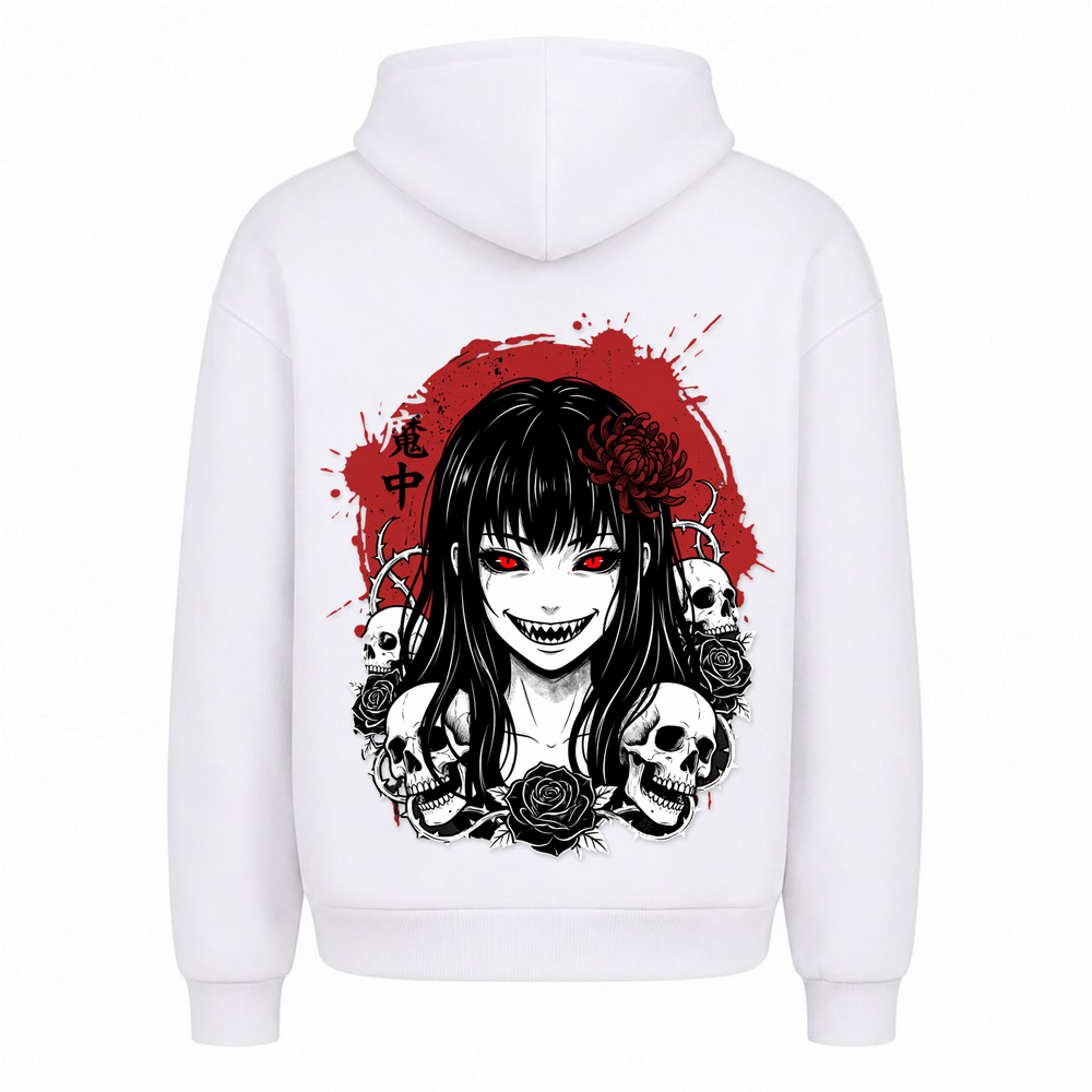 Makai no Hime - T-Shirt Oversized Hoodie - Weiß