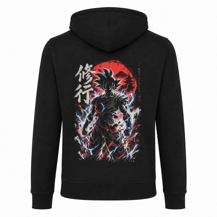 tōshi - Zip Hoody - schwarz - Rueckseite